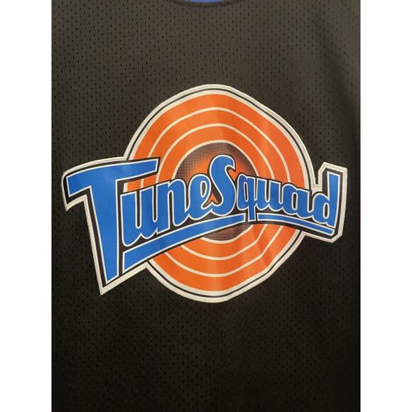 Space Jam Tune Squad Donald‎ Duck Mesh Jersey Men Size Medium Black Embroidered - Picture 4 of 5